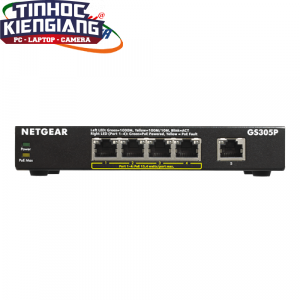 Thiết bị chuyển mạch Switch NETGEAR GS305P 5 Port Gigabit Ethernet Unmanaged Switch with 4-Port PoE