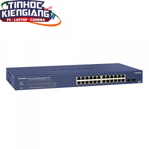 Thiết bị chuyển mạch Switch NETGEAR GS724TP 24-Port Gigabit PoE+ Smart Managed Switch with 2 SFP Ports and Cloud Management