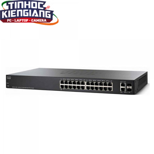 Thiết bị chuyển mạch Switch CISCO SF220-24-K9 24-port 10/100 Smart