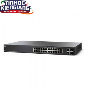 Thiết bị chuyển mạch Switch CISCO SF250-24-K9 24-port 10/100 Smart