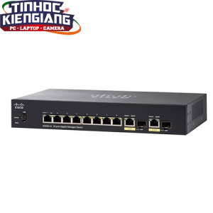 Thiết bị chuyển mạch Switch CISCO SG350-10-K9 10-Port Gigabit Managed