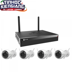 Bộ Kit camera IP Wifi EZVIZ CS-BW3824B0-E40 (4 camera CS-C3WN và 1 đầu ghi CS-X5S-8W)