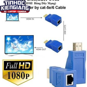 HD Extender 30M (Nối Dài HDMI bằng Dây LAN )