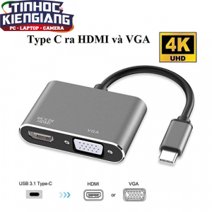 Cáp Chuyển Type-C ra HDMI và VGA