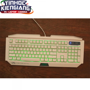 Bàn phím Newmen GM100 TRẮNG LED