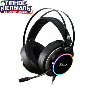 Tai nghe Over-ear Zidli ZH20 7.1, RGB (Đen)