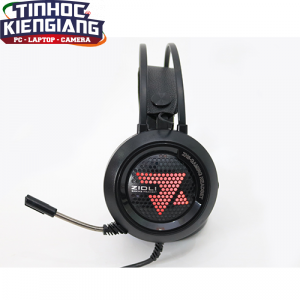 Tai nghe Over-ear Zidli ZH6 USB 7.1 (Đen)