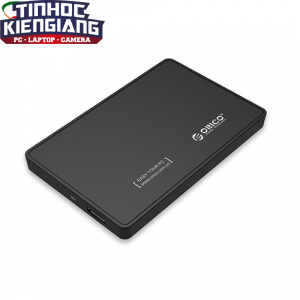 Hộp Box ổ cứng 2.5'' Orico 2588US3 Sata (3.0) (Đen)