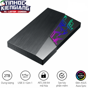 Ổ CỨNG DI ĐỘNG ASUS FX 2Tb Aura Sync RGB