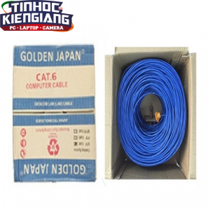 CÁP MẠNG GOLDEN JAPAN 4 PAIR FTP CAT6 (Màu xanh dương)