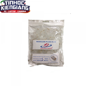 Đầu mạng Rj45 Golden Japan Cat5 UTP nhựa 100cái