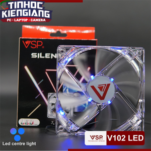 Fan Case V-102 LED Trong Suốt (12cm)