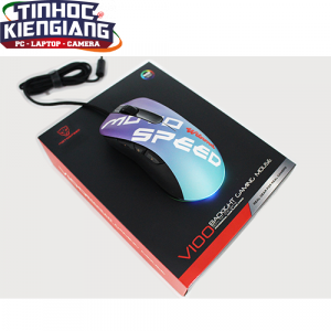 Chuột máy tính Motospeed V100 PRO ESPORT Led RGB (Xanh/Đỏ)