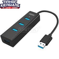 Hub Chia USB 4 Cổng Chuẩn 3.0 Unitek Y3089 Tích Hơp Chức Năng Sạc