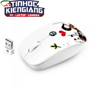 Chuột máy tính không dây Newmen F201(Trắng)