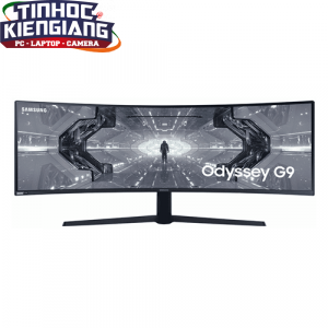 Màn hình LCD 49'' Samsung Odyssey G9 LC49G95TSSEXXV DualQHD 240Hz G-Sync Cong Chính Hãng