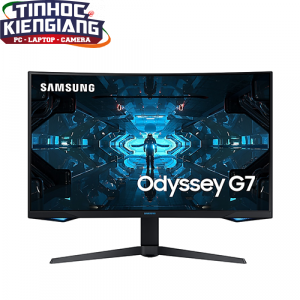 Màn hình máy tính cong Samsung 27" LC27G75TQSEXXV QLED 2K 240Hz G-Sync Chính Hãng