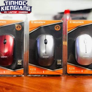 Chuột không dây Newmen F278 - Wireless(Xám-Bạc-Đỏ)