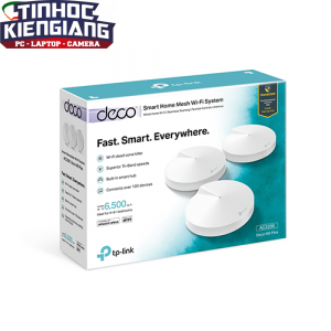 Thiết bị mạng - Router Wifi Deco M9 Plus - Bộ 3 thiết bị Wifi Mesh AC2200