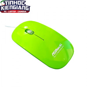 Chuột máy tính ASROCK Có Dây USB (Xanh Lá)