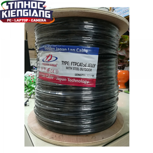 CÁP MẠNG GOLDEN JAPAN 4 PAIR+CAT 5E FTP(outdoor) chống ẩm dùng ngoài trời 305 mét