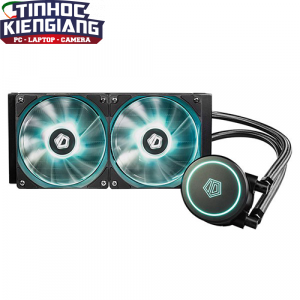 TẢN NHIỆT NƯỚC ID-COOLING AURAFLOW X 240 AIO ( RGB SYNC, Pump 2100RPM, 240mm Radiator, PWM Fans*2, Intel&AMD)