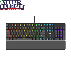 Bàn phím cơ AOC GK500 RGB Outemu Blue Switch Gaming