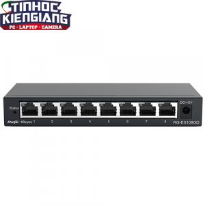Thiết bị chuyển mạch Switch RUIJIE RG-ES108GD 8-port Gigabit Unmanaged