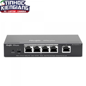 Thiết bị chuyển mạch Switch RUIJIE RG-ES205GC-P 4-port 10/100/1000Base-T PoE