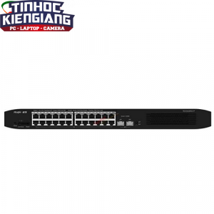 Thiết bị chuyển mạch Switch RUIJIE RG-ES226GC-P 24-port 10/100/1000Base-T PoE