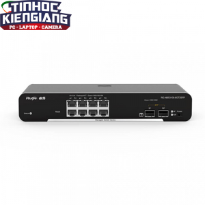 Thiết bị chuyển mạch Switch RUIJIE RG-NBS3100-8GT2SFP 8-Port Gigabit L2 Managed