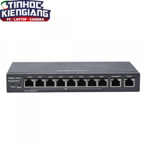 Thiết bị chuyển mạch Switch RUIJIE RG-EG210G-P 10-port Gigabit Cloud Managed