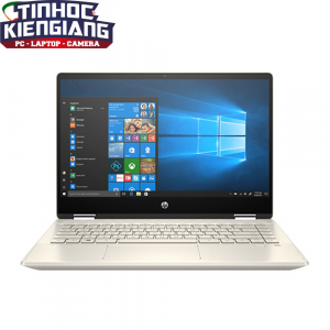 Máy Tính Xách Tay/Laptop HP Pavilion x360 14-dw0060TU (195M8PA) (i3 1005G1/4GB RAM/256GB SSD/14 Touch FHD/Win10/Office/Bút/Vàng)