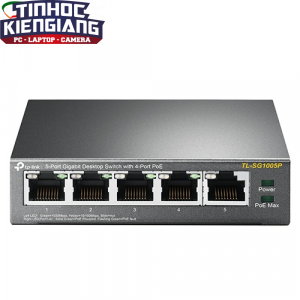 Thiết bị chuyển mạch Switch TP-Link TL-SG1005P 5-Port Gigabit
