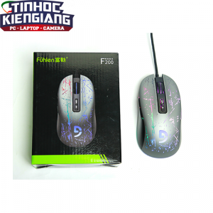 Chuột máy tính Fuhlen F200 Bạc USB