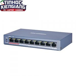 Thiết bị chuyển mạch Switch HIKVISION DS-3E0109P-E(C) 8-port 10/100Mbps PoE