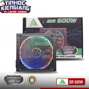 Nguồn máy tính VSP SR 600W FAN LED RGB