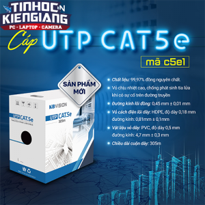 Cáp Mạng KBVISION UTP Cat5e mã c5e1 (305m)