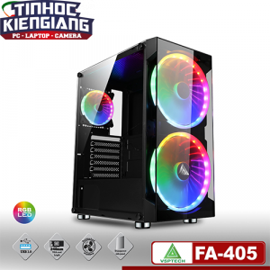 Vỏ máy tính VSP FA-405 eSPORT (Có Sẵn 2 Fan 20cm LED ARGB)