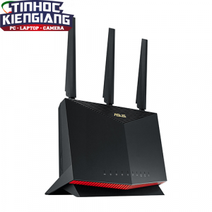 Thiết bị mạng - Router WIFI ASUS RT-AX86U Hai Băng Tần, Chuẩn AX5700 (Chuyên Cho Game Di Động)