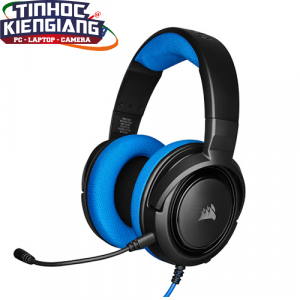 Tai nghe Corsair HS35 Stereo Blue (CA-9011196-AP)