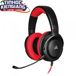 Tai nghe Corsair HS35 Stereo Red (CA-9011198-AP)