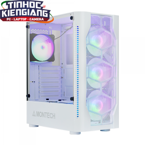 Vỏ Máy Tính Montech X1 White ( Kèm 3 Fan trước và 1 Fan sau)