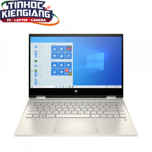 Máy Tính Xách Tay/Laptop HP Pavilion x360 14-dw0061TU (19D52PA) (i3-1005G1/4GB/512GB SSD/14FHD TouchScreen/Win10/Gold/Pen)