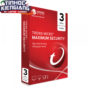 Phần mềm diệt virus Trend Micro Maximum Security - 3PC