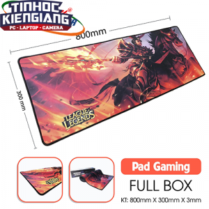 Miếng lót chuột Gaming Nhiều Hình May Viền 300x800x3mm - Full Box
