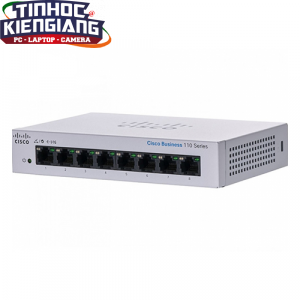 Thiết bị chuyển mạch Switch CISCO CBS110-8T-D-EU Unmanaged 8-port GE