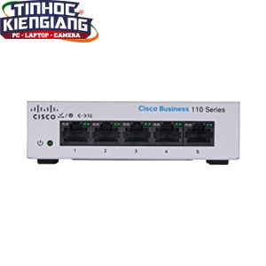 Thiết bị chuyển mạch Switch CISCO CBS110-5T-D-EU Unmanaged 5-port GE