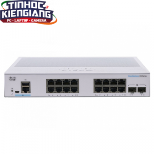 Thiết bị chuyển mạch Switch CISCO CBS350-16T-2G-EU Managed 16-port GE, 2x1G SFP