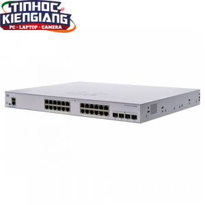 Thiết bị chuyển mạch Switch CISCO CBS250-24T-4G-EU Smart 24-port GE, 4x1G SFP